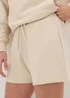 Cream Textured Shorts - XS Image 2