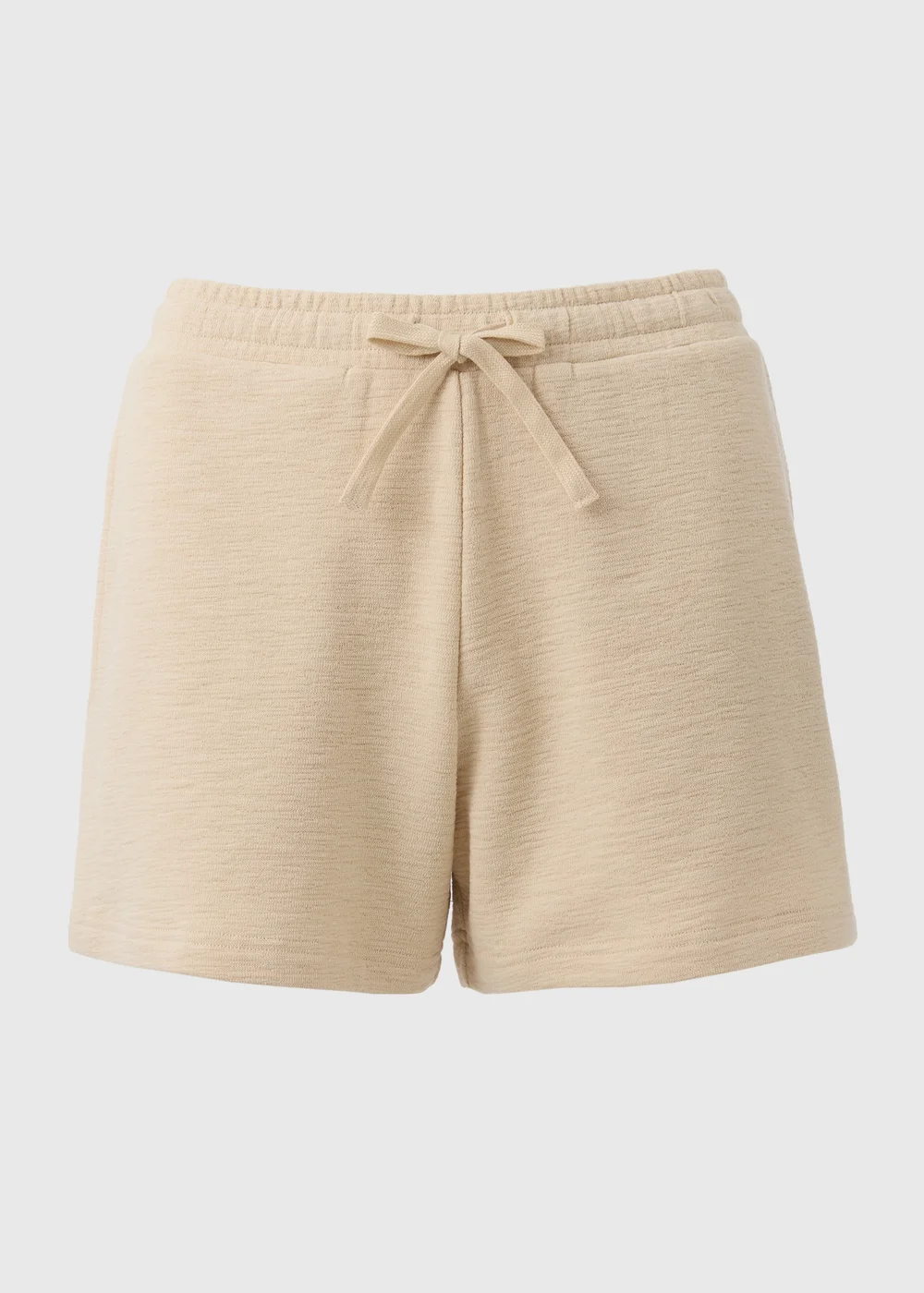 Cream Textured Shorts - XS Image 3