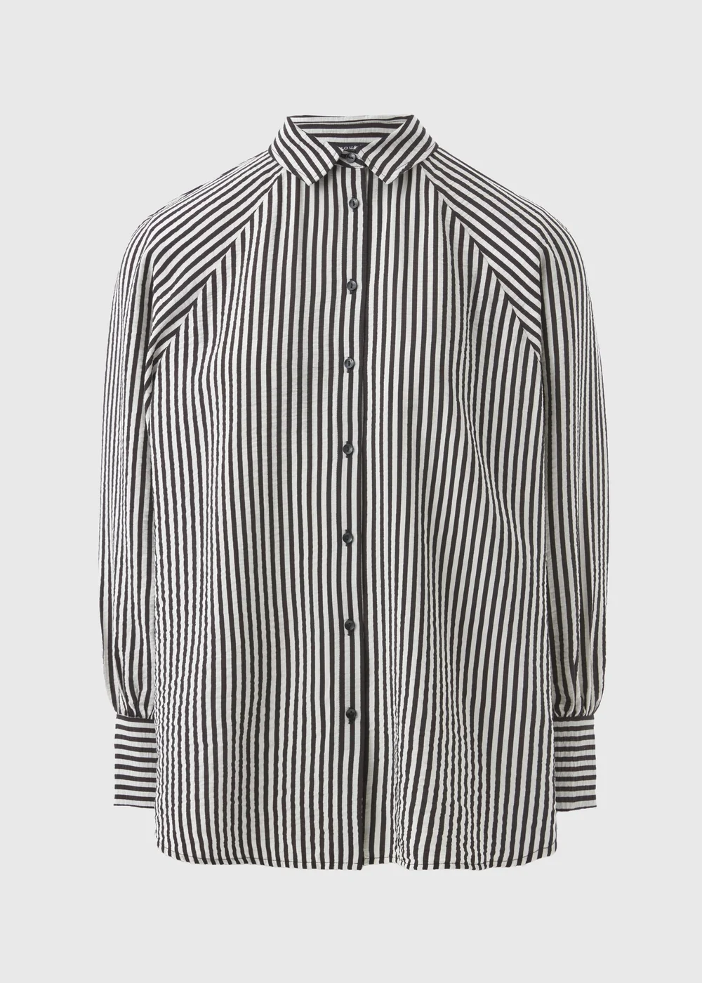Et Vous Black Monochrome Stripe Shirt - 8 Image 4