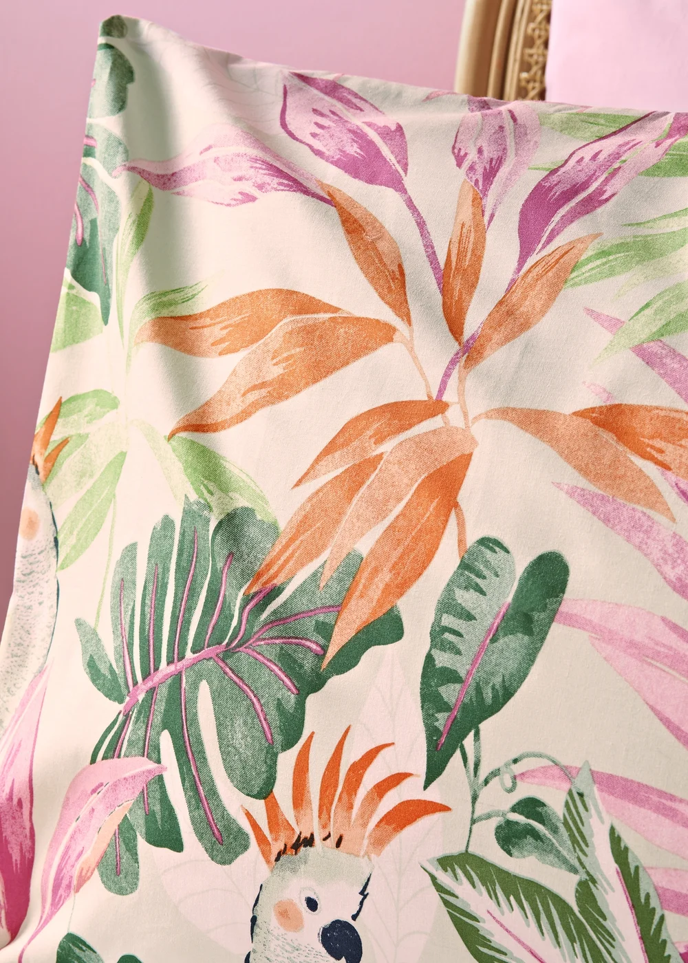 Multicolour Tropical Parrot Duvet Set - Single Image 2