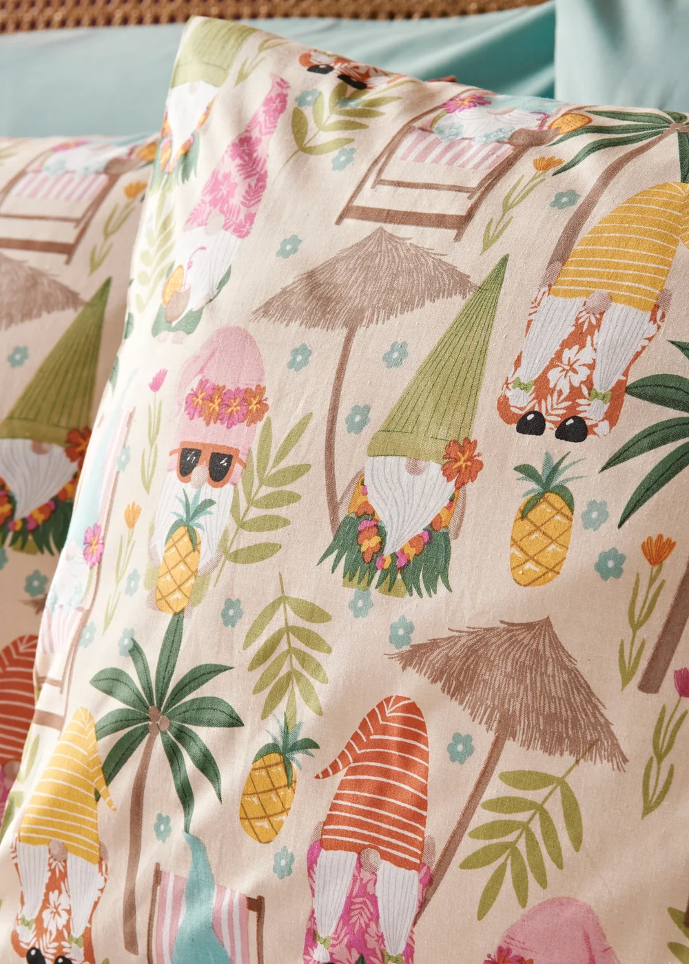 Multicolour Summer Gonks Duvet Set - Single Image 2