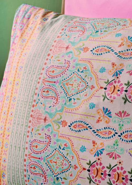 Multicolour Bright Geo Print Duvet Set - King Image 2