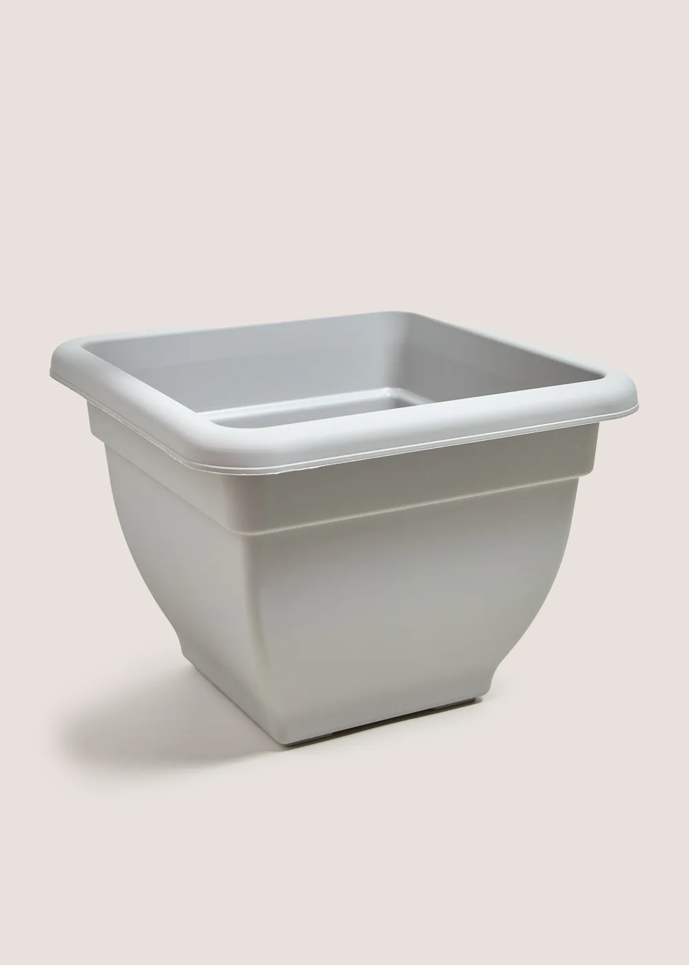 Grey Square Small Planter Image 1