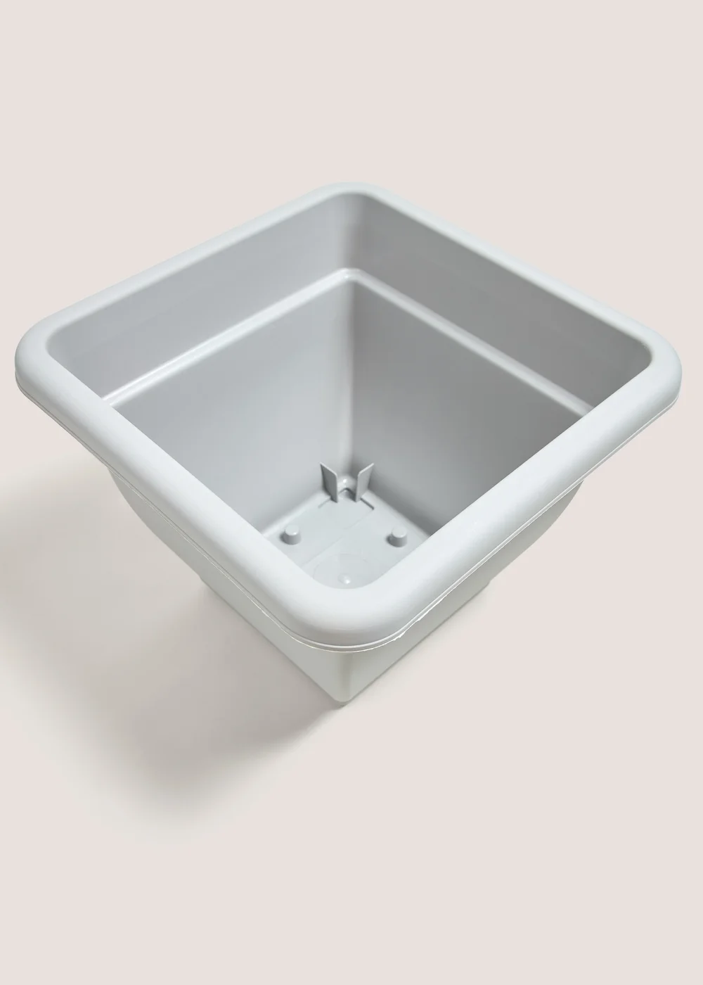 Grey Square Small Planter Image 2