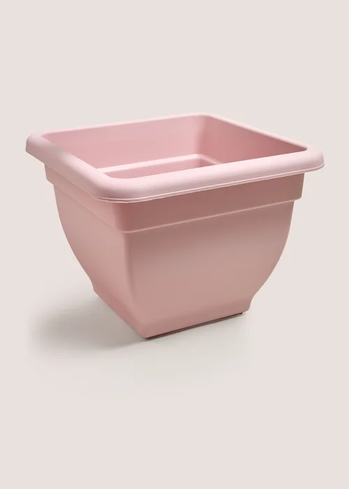 Pink Square Planter Image 1