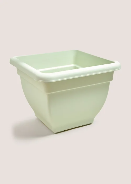 Green Square Small Planter Image 1