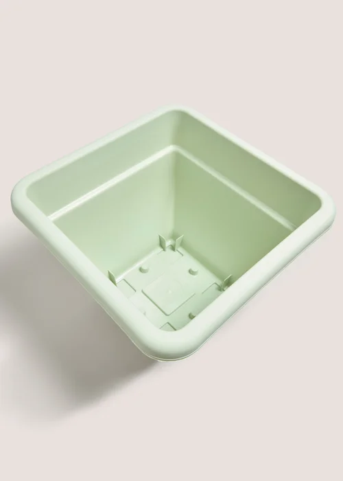 Green Square Small Planter Image 2