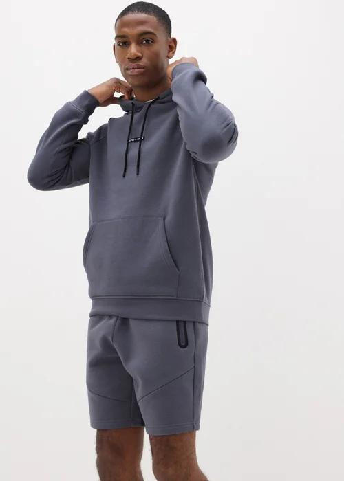 Souluxe Blue Drawcord Hoodie - XS Image 1