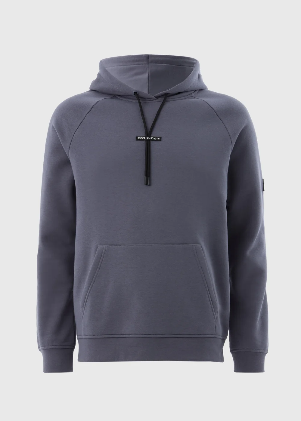 Souluxe Blue Drawcord Hoodie - XS Image 3