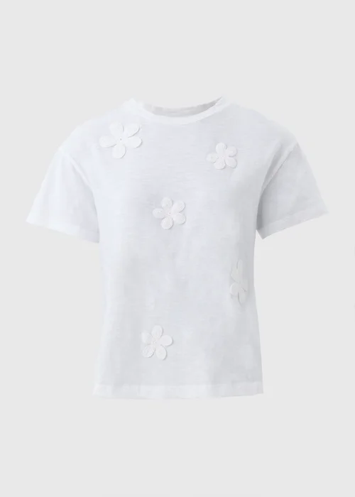 White Lace Flower T-Shirt - 8 Image 4