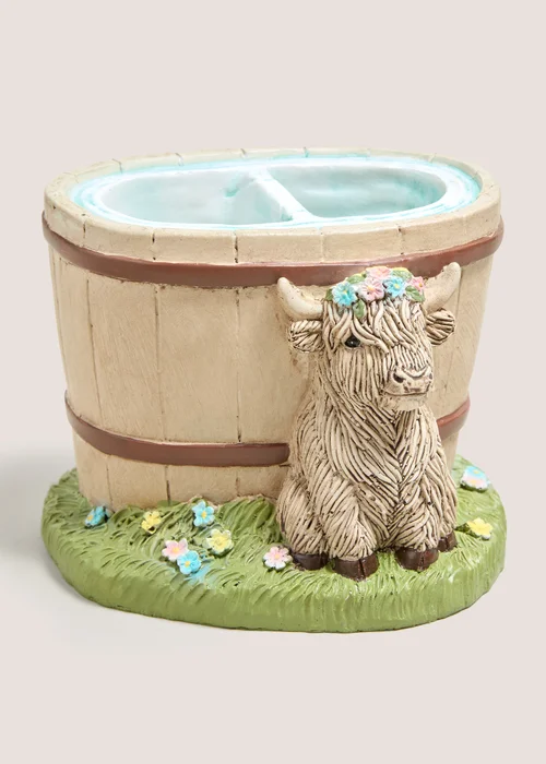 Highland Cow Sink Tidy Image 1