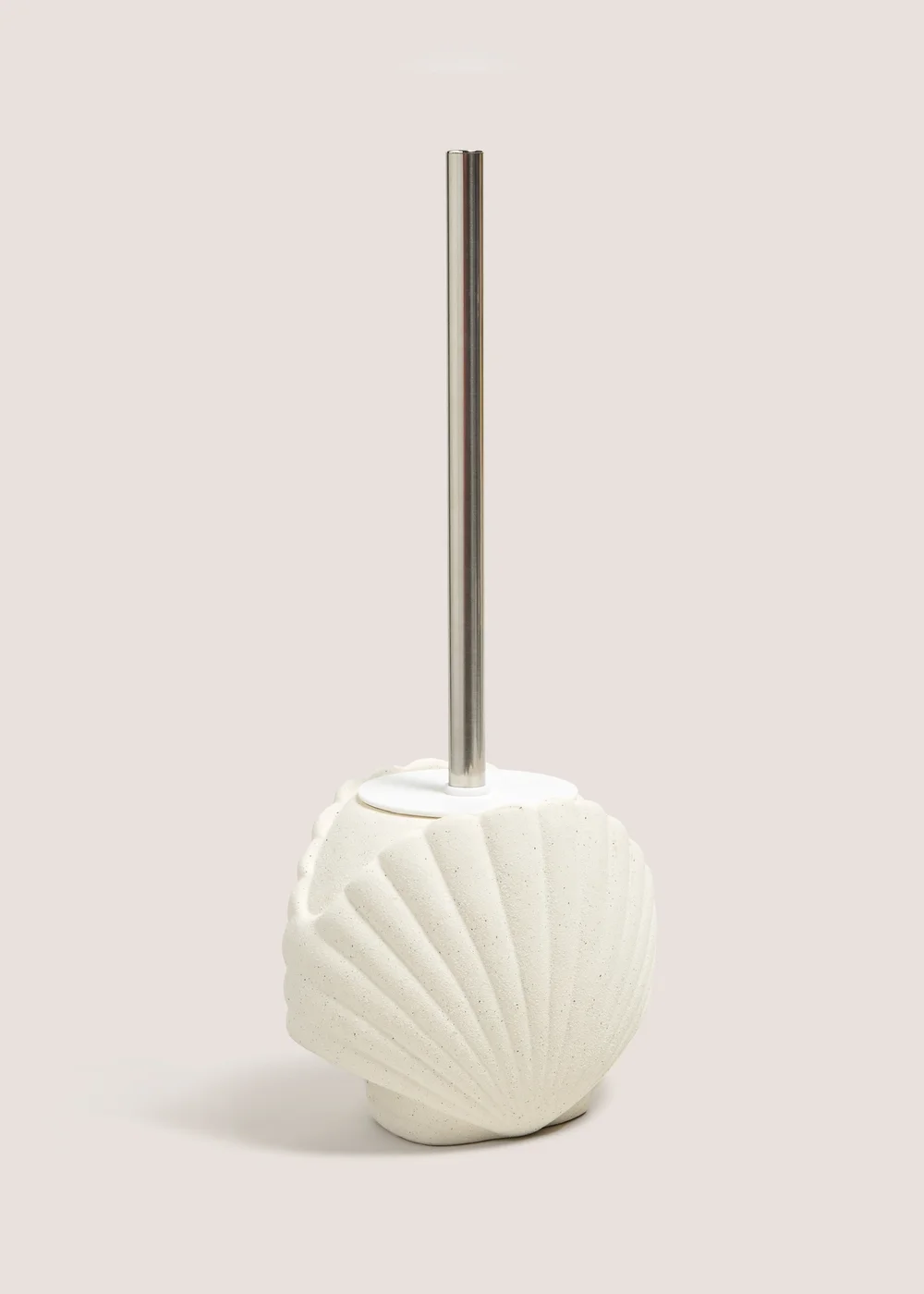 Cream Shell Toilet Brush Image 1