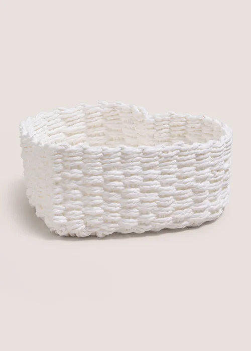 White Heart Basket Image 1