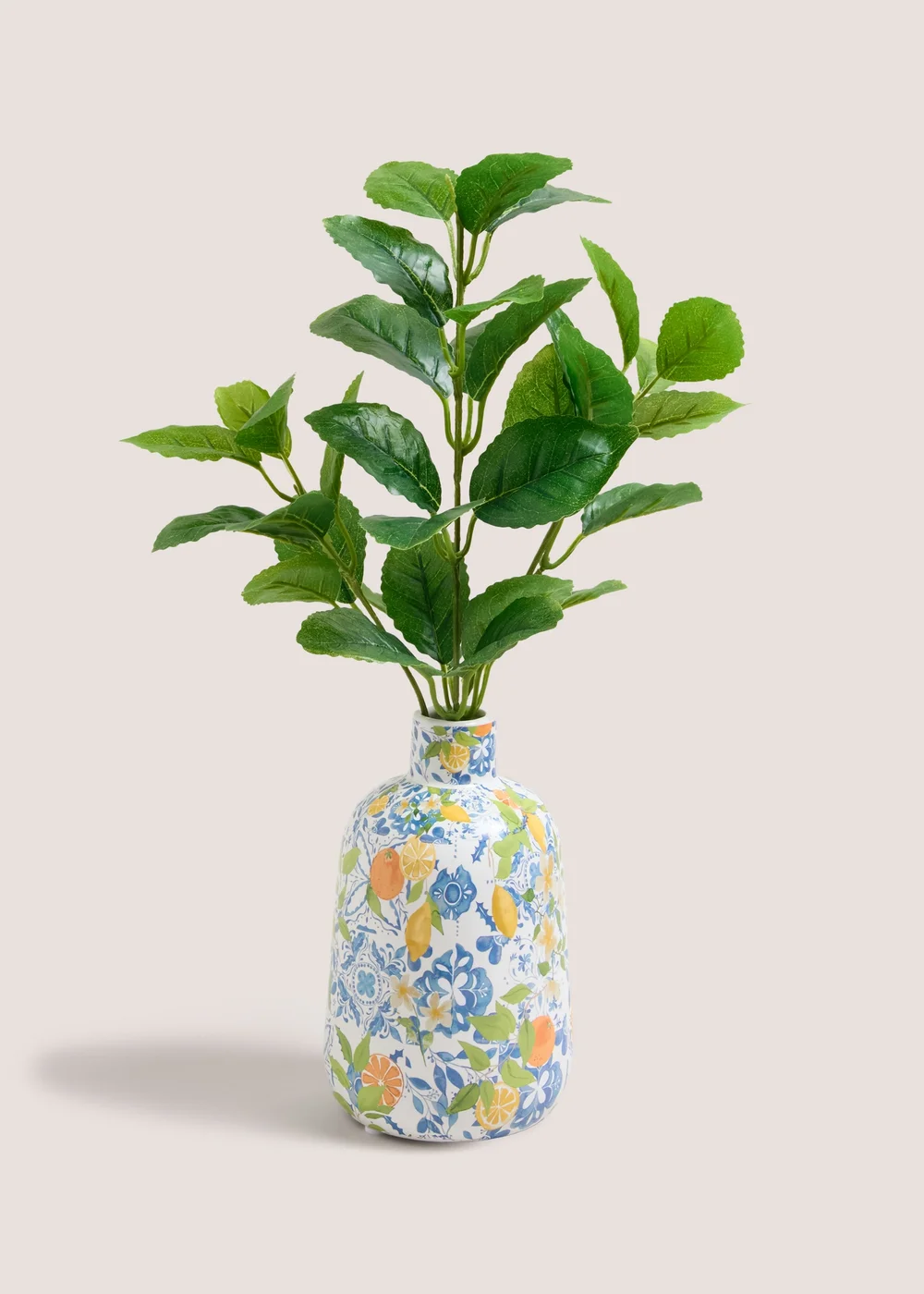 Yellow Pot Lemon Tree Image 1