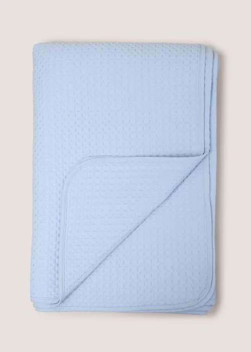 Blue Washed Pinsonic Bedspread Image 1