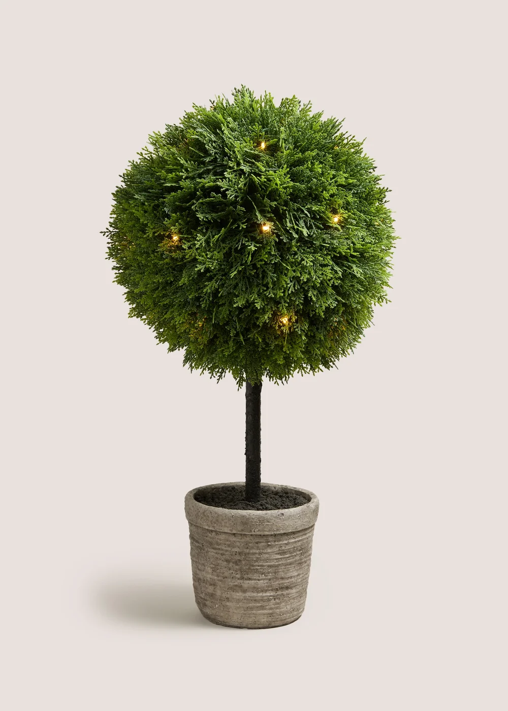 Pre Lit Topiary Plant Image 1
