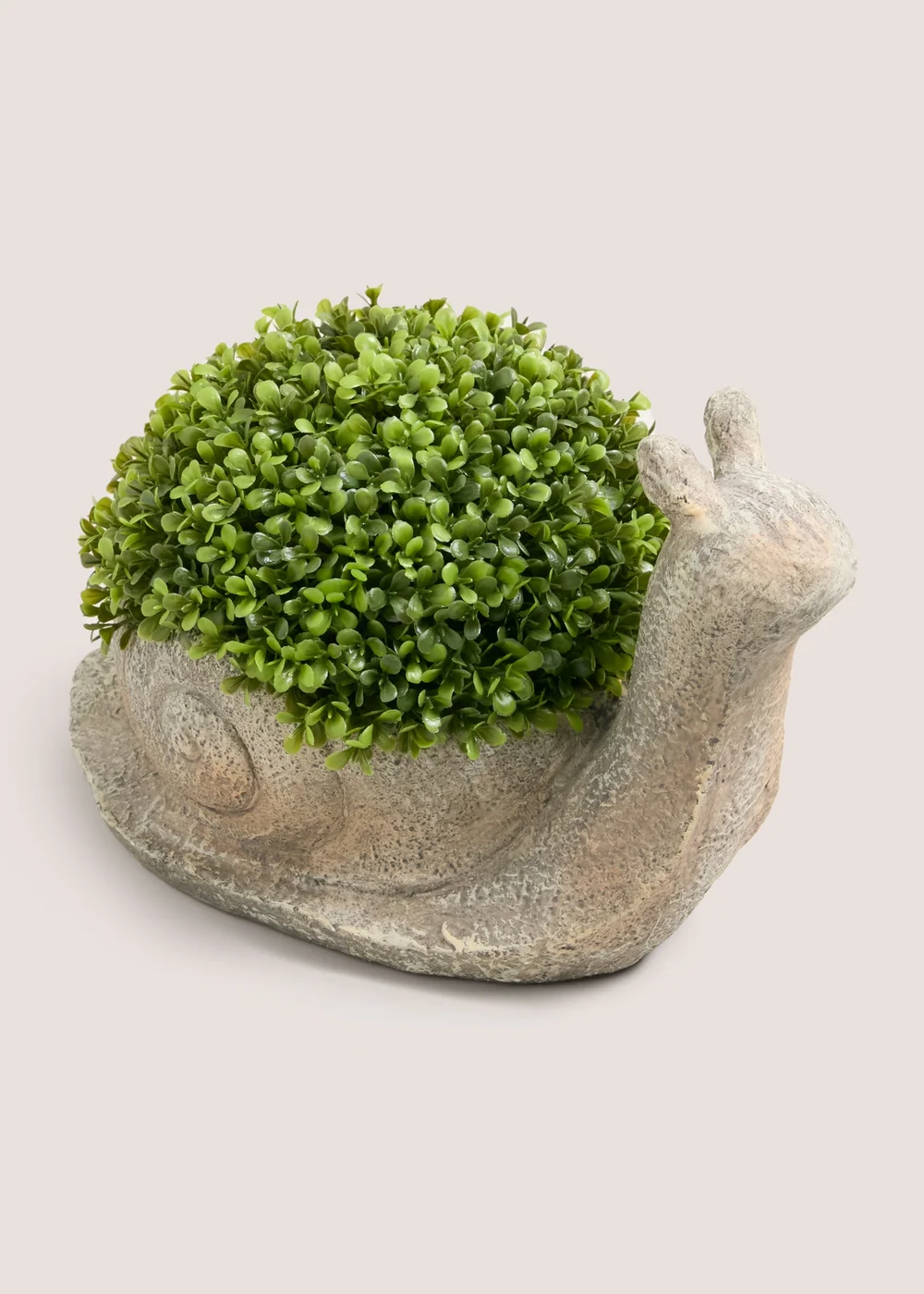 Snail Topiary Plant With Stone Image 1