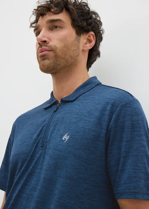 Souluxe Blue Golf Polo - S Image 1