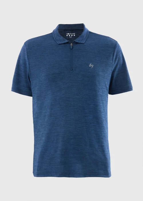 Souluxe Blue Golf Polo - S Image 3