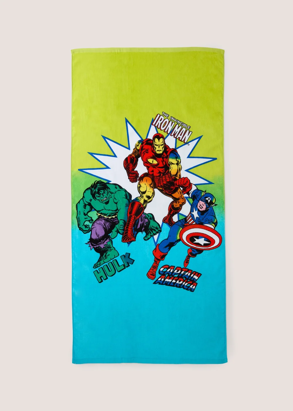 Kids Marvel Beach Towel Image 1