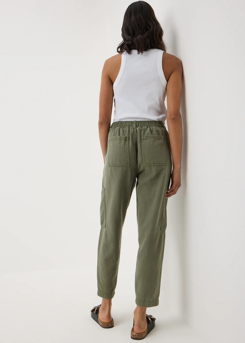 Khaki Utility Trousers - 8 Image 3