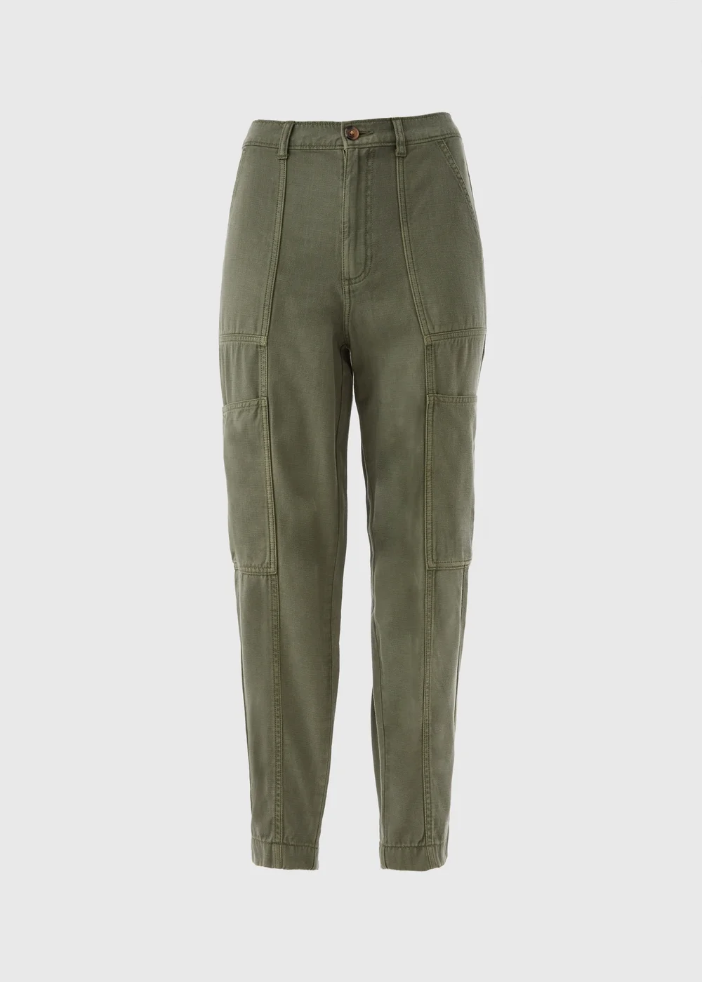 Khaki Utility Trousers - 8 Image 4