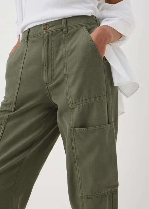 Khaki Utility Trousers - 8 Image 2