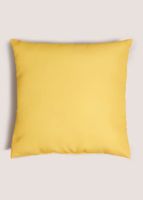 Orange Outdoor Reversible Cushion Image 2