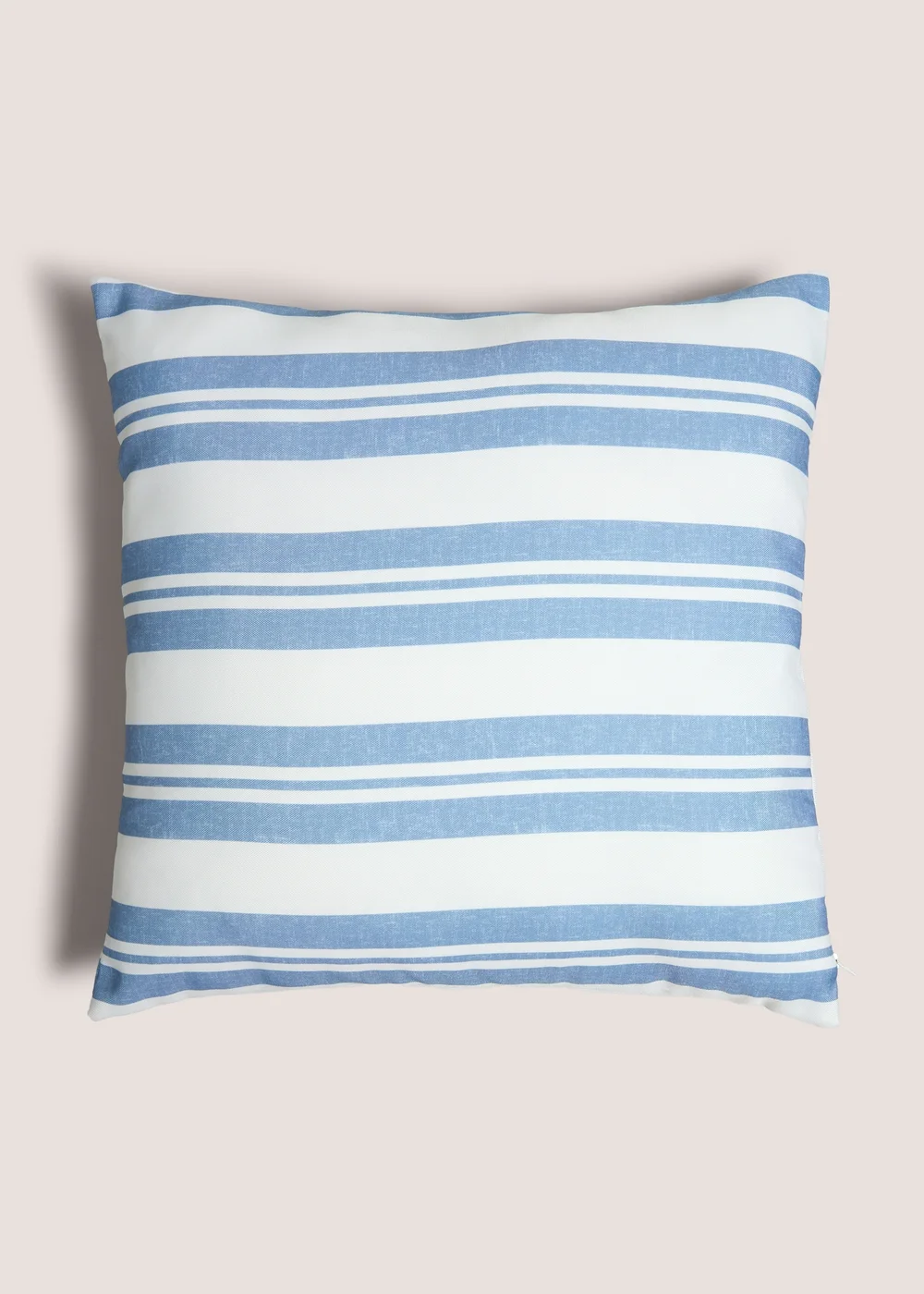 Blue Beach Stripe Cushion Image 1