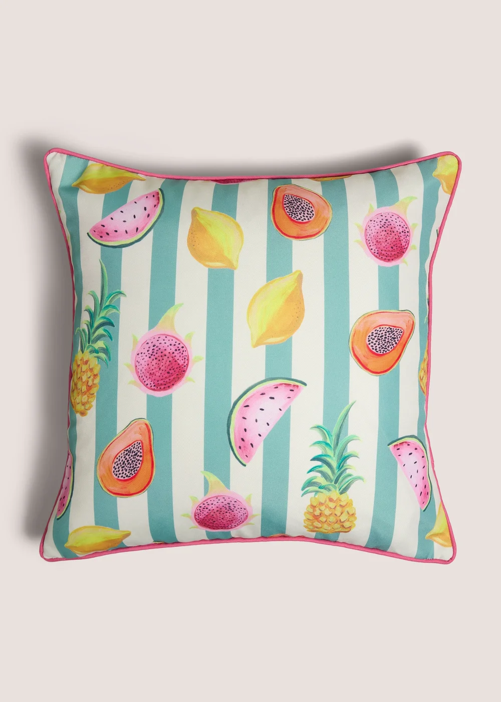 Fruit Stripe Cushion Image 1