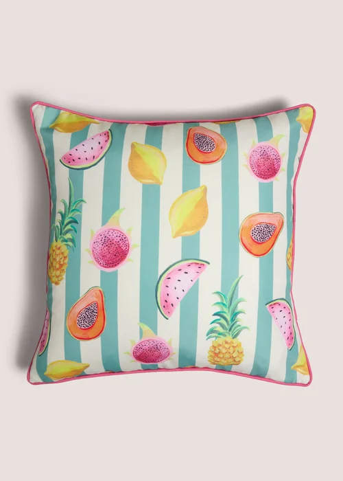 Fruit Stripe Cushion Image 1