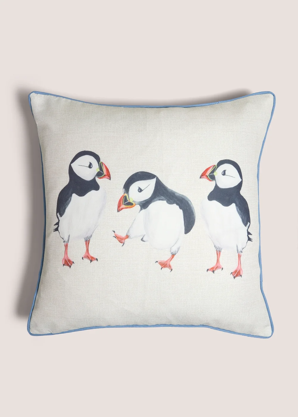 Puffin Reversible Cushion Image 1