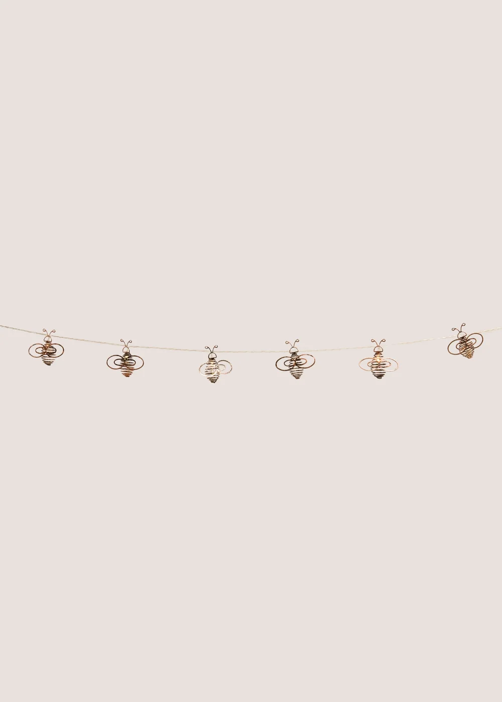 Metal Bee String Lights Image 1