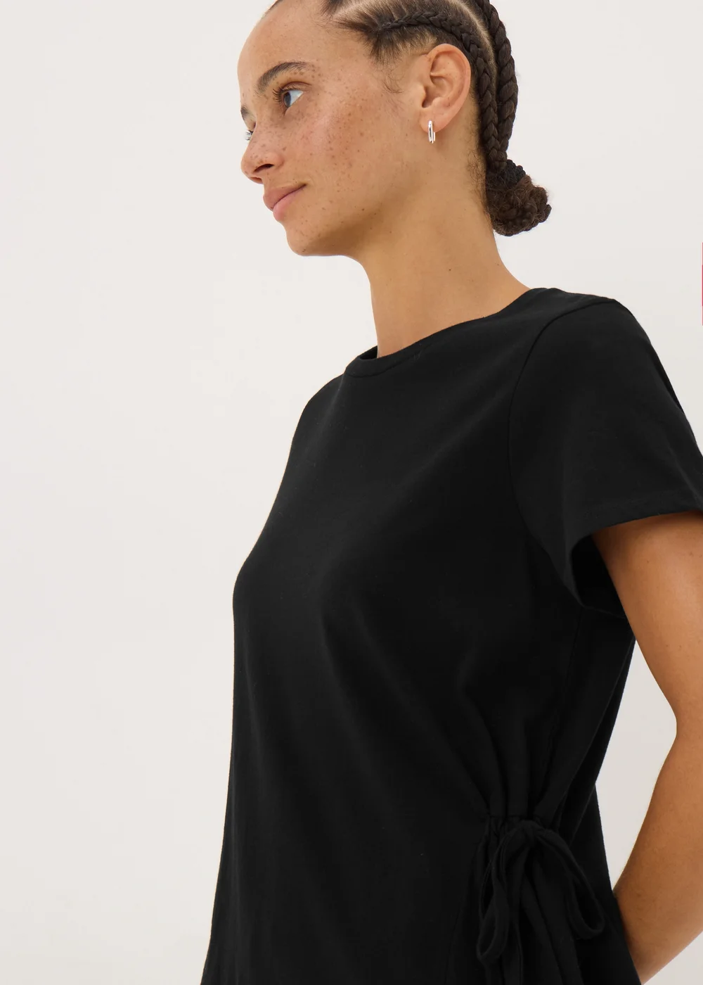 Black Tie Side T-Shirt - S Image 3