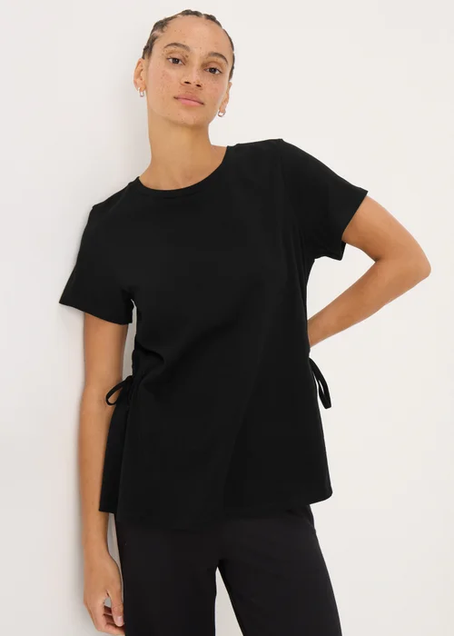 Black Tie Side T-Shirt - S Image 1