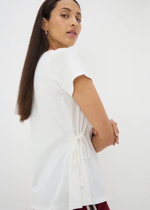 White Tie Side T-Shirt - S Image 2