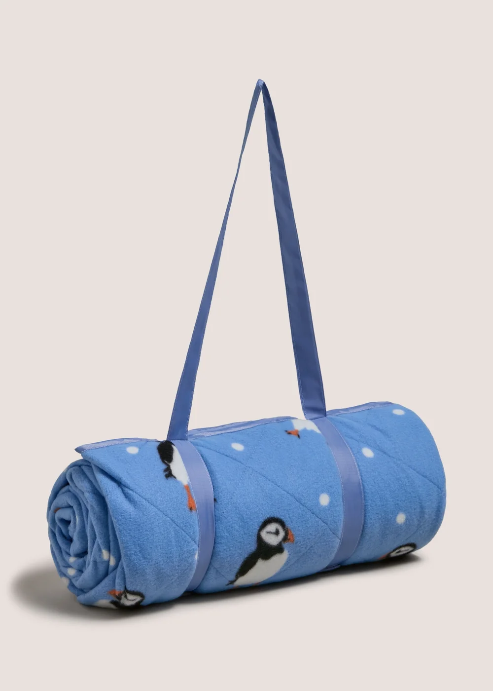 Outdoor Quilted Puffin Picnic Blanket Image 1