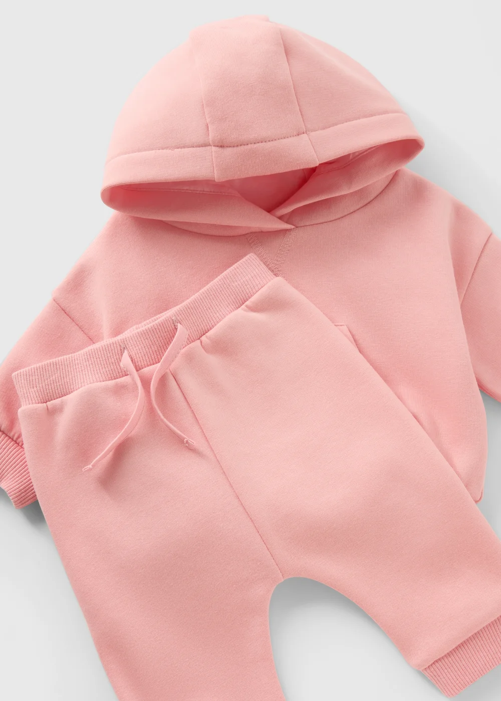 Baby Pink Hoodie & Jogging Bottom Set (Newborn-23mths) - 0-3 months Image 2