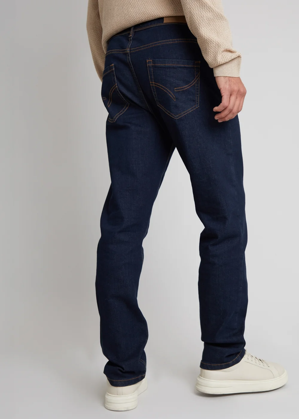 Threadbare Midnight Blue Straight Fit Jeans With Stretch - 30/L34 Image 2