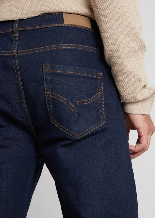 Threadbare Midnight Blue Straight Fit Jeans With Stretch - 30/L34 Image 3