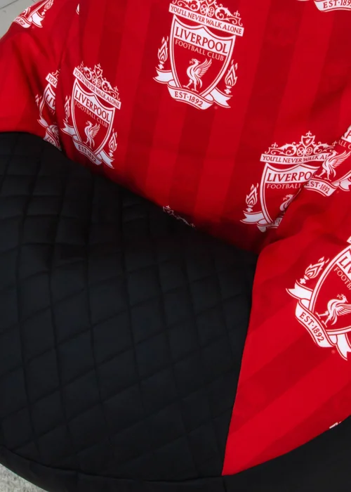 Liverpool High Back Red Lounging Gaming Bean Chair - One Size Image 3