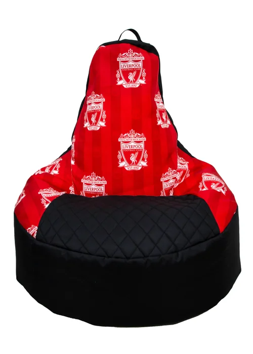 Liverpool High Back Red Lounging Gaming Bean Chair - One Size Image 2