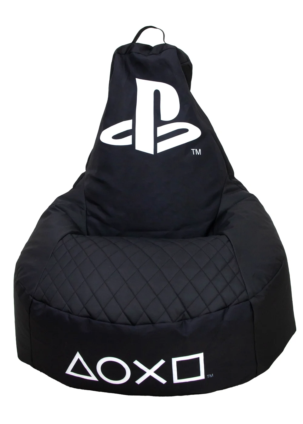 PlayStation High Back Black Lounging Gaming Bean Chair - One Size Image 2