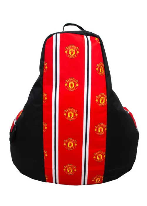 Manchester United High Back Red Lounging Gaming Bean Chair - One Size Image 4