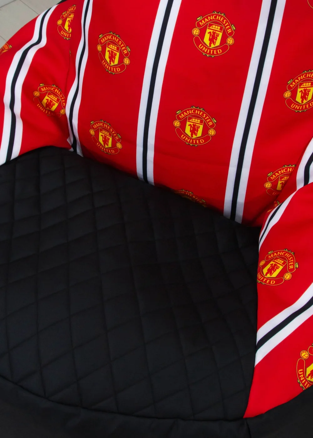 Manchester United High Back Red Lounging Gaming Bean Chair - One Size Image 3