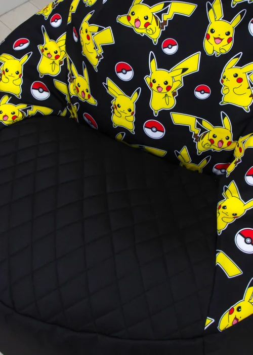 Pokémon High Back Yellow Lounging Gaming Bean Chair - One Size Image 3