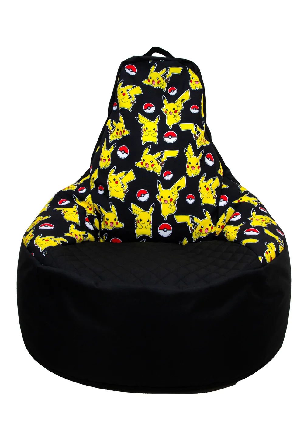 Pokémon High Back Yellow Lounging Gaming Bean Chair - One Size Image 2