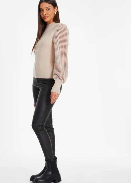 Quiz Stone High Neck Jumper - S Image 3