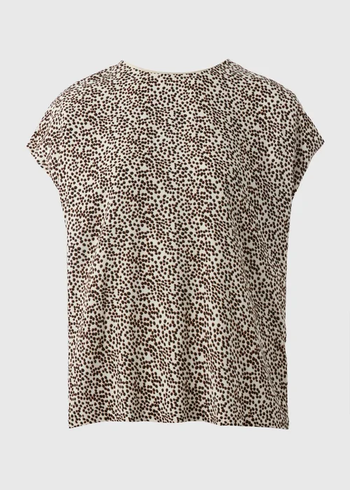 Et Vous Stone Animal Spot Front Jersey Back T-Shirt - 8 Image 4