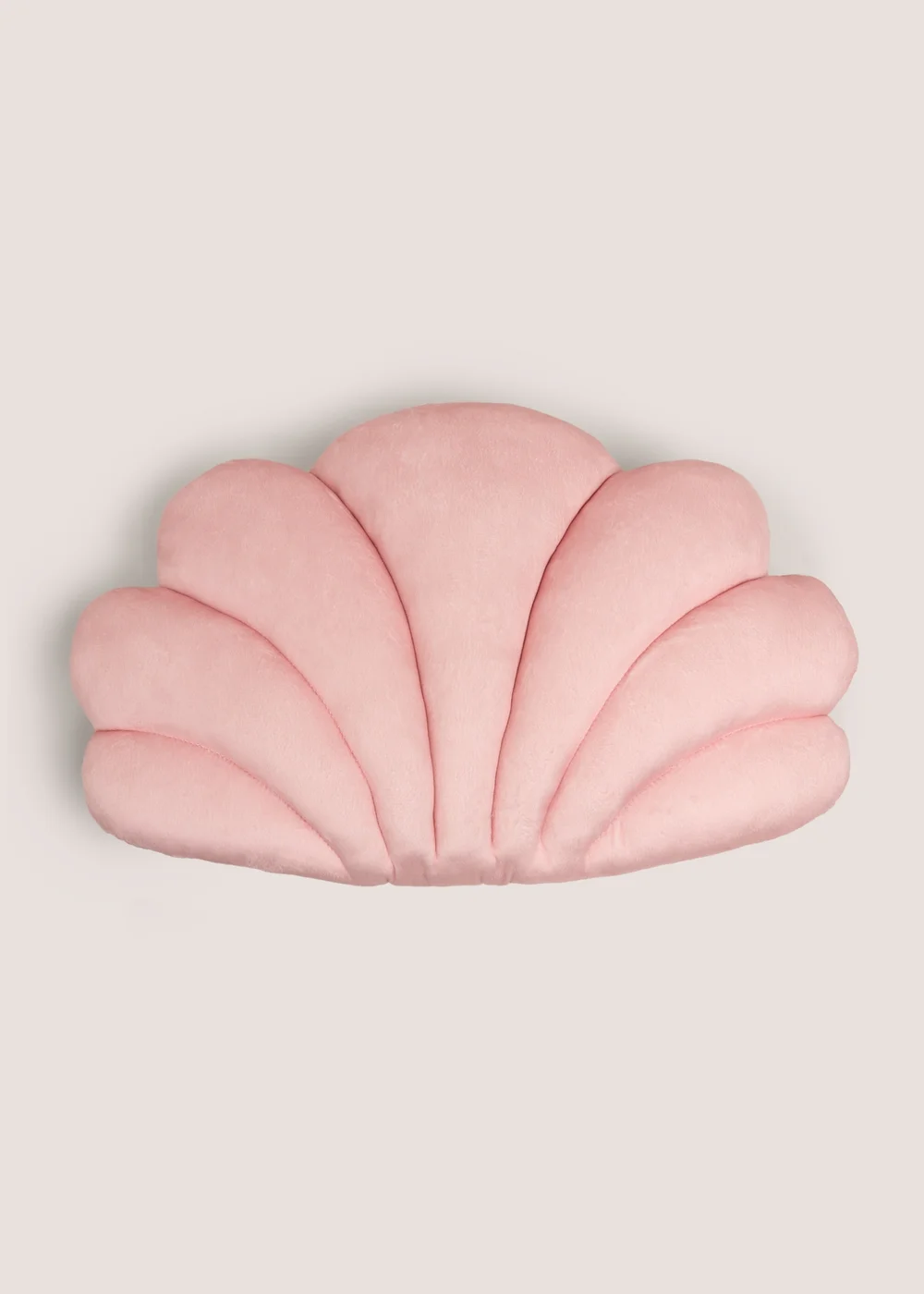 Pink Shell Shaped Cushion Image 1